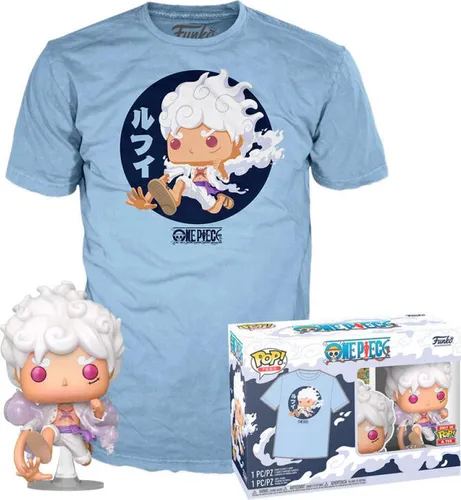 Funko Pop! One Piece Ruffy Gear Fünf mit T-Shirt Blau von Funko
