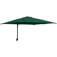 vidaXL Gartenparasol Grün & Schwarz 248,5 x 247,5 cm - Sonnenschirm mit verstellbarem Neigungsmechanismus für optimalen Schatten. UV-beständig und wasserabweisend, ideal für Gärten und Terrassen. Robuster Stahlrahmen für lange Haltbarkeit.