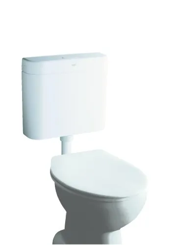 GROHE Spülkasten für WC (Aufputz, Servobetätigung, tiefhängend, 6-9l einstellbar), alpinweiß, 38372SH0