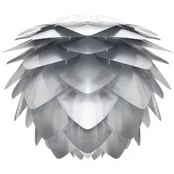 Umage Silvia Medium - Steel 50 x 41 cm in silber von Umage