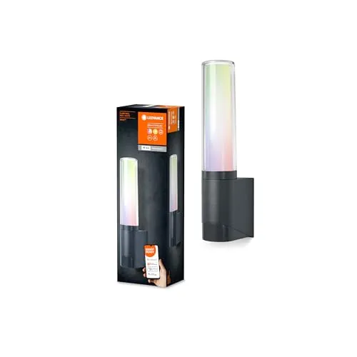 Ledvance Smarte LED Außenleuchte mit WiFi Technologie - Lampen, dimmbar und steuerbar über die LEDVANCE SMART + App oder Sprachassistenten wie Google und Alexa, für individuelle RGB-Farbgestaltung.