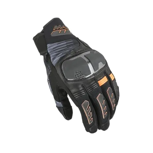 MACNA RIME 2.0 Motorradhandschuhe in Schwarz/Orange XXXL