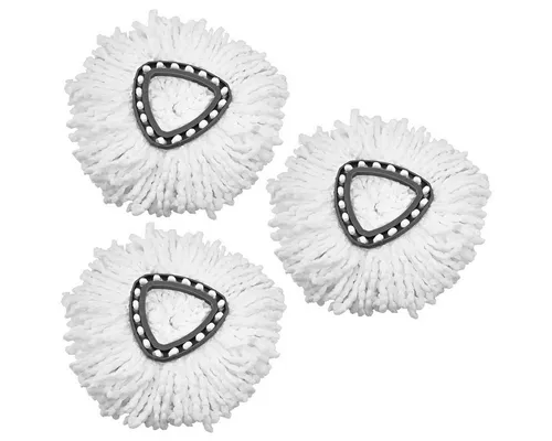 MidGard Wischmopp Ersatzmopp Ersatz-Mopp geeignet für Vileda Turbo 2in1 EasyWring&Clean, Ersatzkopf aus Mikrofaser für auch empfindlichen Boden