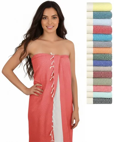 furora HOLIDAY Saunatuch XXL 100x200 cm - Saunahandtuch aus 100% Bio-Baumwolle, besonders weich und umweltfreundlich, ideal für Damen und Herren in der Sauna oder am Strand.