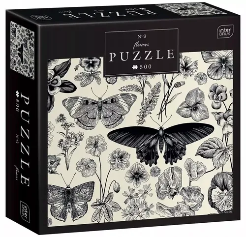 Puzzle 500 elementów. Flowers Interdruk Puzzle 5902277326041