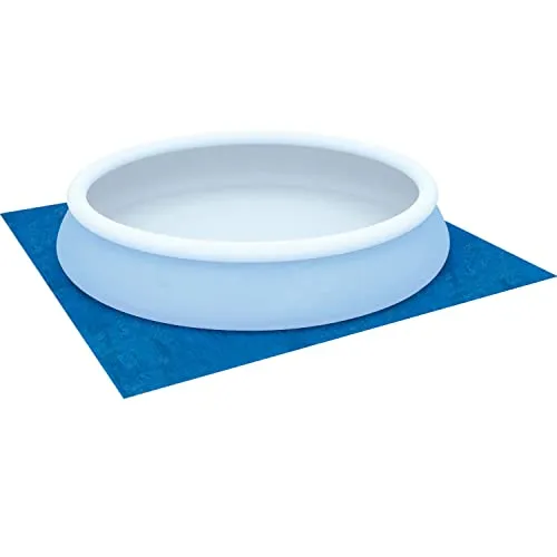 Poolunterlage für runde Quick-up Pool Ø244cm - 110g/m² PE - Wasserdicht - Bodenfolie Unterlagen Schutz Bodenschutzplane Unterlegplane Bodenplane - Familienpool Pool Swimmingpool Poolzubehör