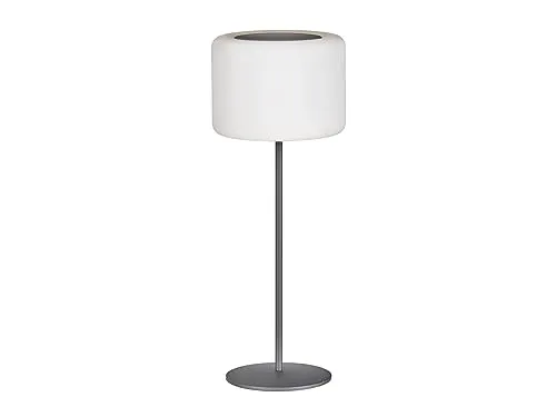 easy! BY FHL Solar Tischlampe PINO 39,5cm ohne Kabel - mit Fernbedienung dimmbar & RGB Farbwechsel