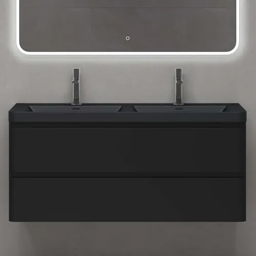 Wasch- und Schminktische Schwarz von doporro