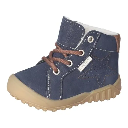 RICOSTA Jungen Winterstiefel Denny - Stiefel für Jungen, 100% wasserdicht und warm gefüttert mit Lammwolle, ideal für kalte Wintertage und Abenteuer im Freien.