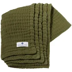 Musselindecke Baby von Nordic Coast in oliv von nordic coast company