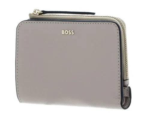 Boss Alyce Geldbörse aus Leder 12.5 cm - Beige - Elegante Leder-Geldbörse von Boss, 12.5 cm, perfekt für stilbewusste Frauen. Kompakt und praktisch für den Alltag.