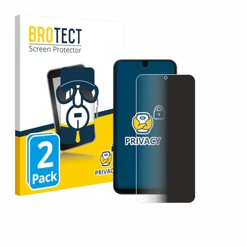 BROTECT 2 Stück Anti-Spy Blickschutzfolie für Samsung Galaxy A16 5G / A17 5G / F17 / F17 5G Privacy Screen Protector [Displayschutz, Sichtschutz]
