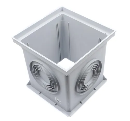 Marley Einlaufschacht ohne Boden 200x200 - Robuster Einlaufschacht aus Deutschland, ideal für effektive Wasserableitung in Garten und Landschaftsbau.