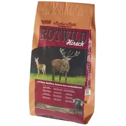 Markus-Mühle Rotwild Hundefutter mit Hirsch 15 kg - Hochwertiges Hundefutter für anspruchsvolle Hunde, reich an Hirschfleisch und ideal für eine artgerechte Ernährung.