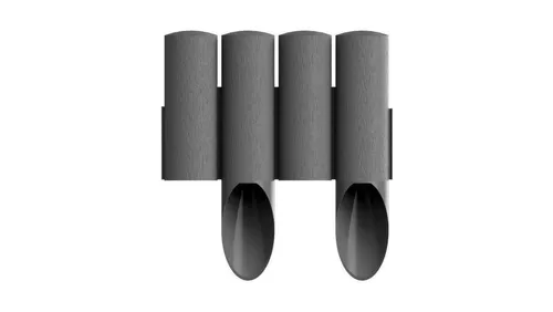 PALISADA OGRODOWA STANDARD14,5CM*2,3MB GRAFITOWA