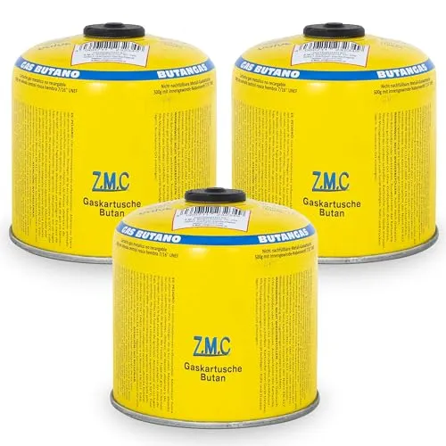 Z.M.C 3X Gaskartuschen 500g mit 7/16