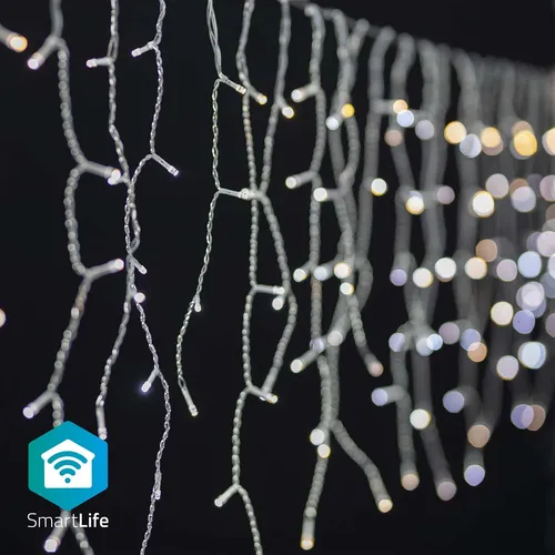 Nedis SmartLife Dekorative LED Icicle Lights | 8m mit 400 LEDs