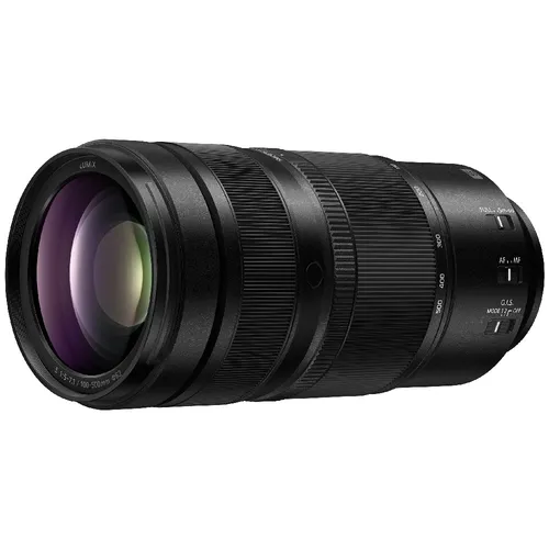 Panasonic LUMIX S 100-500mm F5-7.1 OIS für L-Mount - Objektive mit 100-500mm Brennweite, ideal für Wildlife und Landschaften, bietet hohe Auflösung und schönes Bokeh, ermöglicht Teleaufnahmen bis 1000mm mit Konverter.