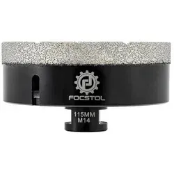 Fliesenbohrer Diamant Lochsäge M14 115mm für Keramik und Marmor - Die Fliesenbohrer Diamant Lochsäge M14 115mm ist ideal für präzise Löcher in Keramik und Marmor. Mit vakuumgelöteter Diamanttechnologie und U-Nuten-Design sorgt sie für saubere Schnitte und lange Lebensdauer.