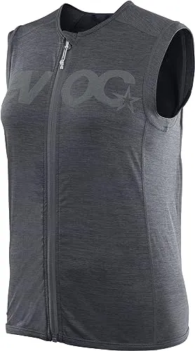 EVOC Protector Vest Women carbon grey (121) M - Freeski Protektoren für Damen, hochflexibler LITESHIELD FLEX Schutz für optimale Sicherheit und Bewegungsfreiheit, umweltfreundliches S.LEISURE Stretchgewebe und S.Café Geruchskontrolle.