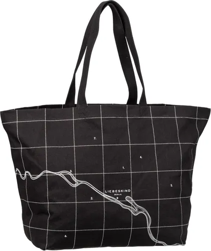 Liebeskind Shopper schwarz 2164893-9999 - Stylischer Shopper aus hochwertiger Baumwolle, perfekt für den Alltag und umweltfreundlich.