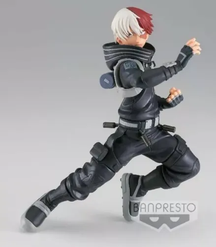 Banpresto My Hero Academia The Movie World Heroes’ Mission - Shoto Todoroki Statue - Detailreiche Statue von Shoto Todoroki aus dem Film My Hero Academia, ideal für Sammler und Fans der Action- & Spielzeugfiguren.