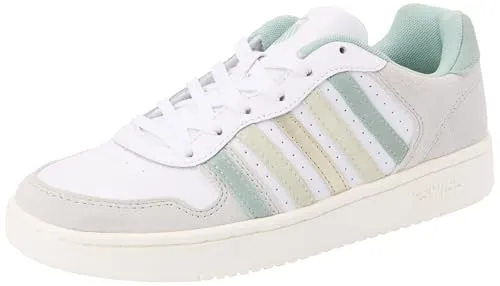 K-Swiss Femme Court Palisades Basket, Blanc, 43 EU