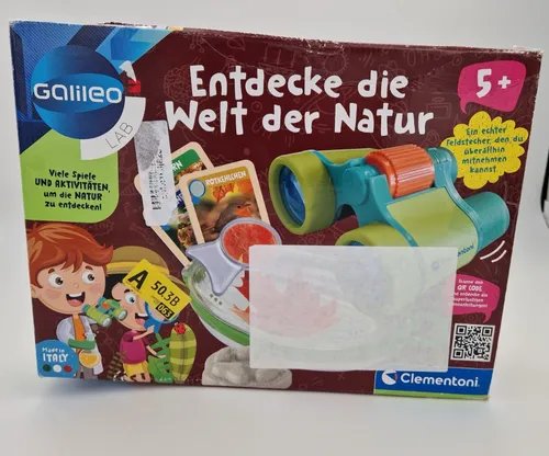 Clementoni 59267 Entdecke die Welt der Natur Neuheit 2022 OVP - Biologie-Spielzeug für Kinder von 5-7 Jahren, fördert das Interesse an der Natur und bietet spannende Entdeckungen.