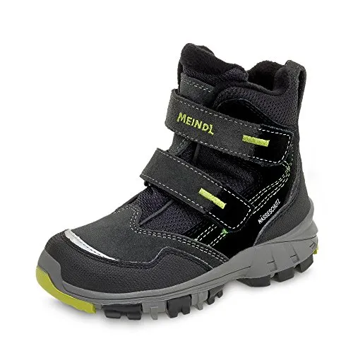 Meindl Polar Fox Junior Boots - Anthrazit, Warm und Wasserabweisend - Wanderschuhe für Jungen, ausgestattet mit warmem Webpelzfutter und Nässeschutz, ideal für kalte Wintertage und Outdoor-Abenteuer.