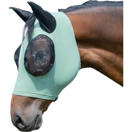 BUSSE Olive SH Fliegenmaske Twin Fit Flexi - Fliegenmaske &-hauben, perfekte Passform durch Twin Fit Technologie, schützt effektiv vor Fliegen und Insekten