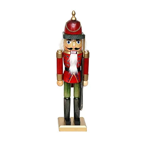Dekohelden24 Nussknacker Soldat in Rot, 40 cm in rot von Dekohelden24