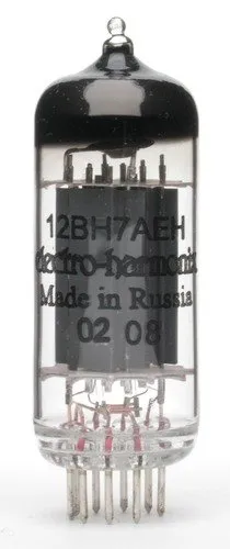 Electro-Harmonix 12BH7 EH Röhre - Tube, Antik, Glas, Poliert, Musikinstrumentenzubehör - Röhren