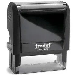 trodat 514913010 Stempel Printy 4913 mit Gutschein, Modell 4.0, 6-zeilig - Stempel für unisex, 6-zeiliger Text für individuelle Gestaltung, ideal für Büro und Heimgebrauch.
