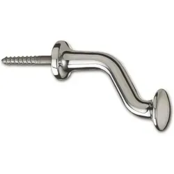 Grundmann - Fensterschutzkopf Zum Einschrauben, 75 Mm, Aluminium Poliert Zubehör Fensterbeschläge, Kastenfenster