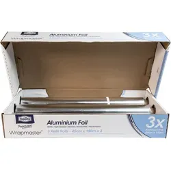 Wrapmaster Aluminiumfolie 45cm x 150m von Wrap Film Systems Ltd.