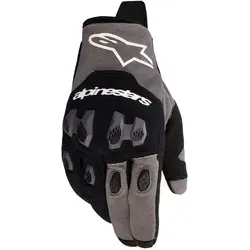 Alpinestars Pro-Dura Handschuhe - Schwarz/Grau/Weiß - XL - Motorradhandschuhe für Enduro-Fahrer, atmungsaktiv und leicht, mit optimierter Passform und Schutz durch flexible TPR-Knöchel und langlebige Materialien.