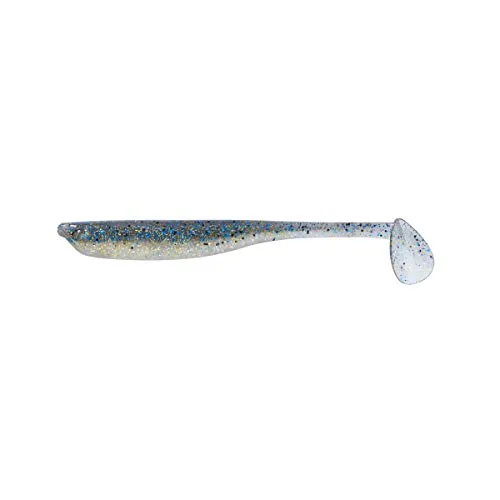 Balzer Shirasu Z-Shad Zander Shads - 3 Gummifische, Größe/Gewicht/Farbe:6.5cm / 1.5g / Blue Jill