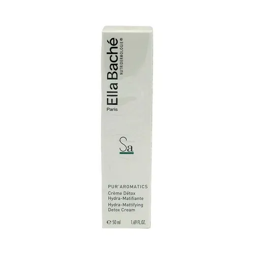 Ella Bache Creme Detox Hydra-Matifiante – Mattierende Detox-Creme 50ml - Tagespflege für einen strahlenden Teint, spendet intensive Feuchtigkeit und reguliert den Glanz für ein mattiertes Hautbild.