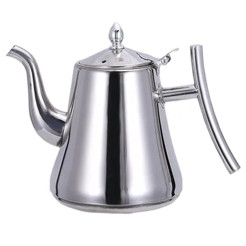 Buhdjfnke mit Filter, Dicker Edelstahl-Wasserkocher, Hotel-Kaffeekanne, Restaurant, Induktionsherd, Teekessel, A, 1,5 L