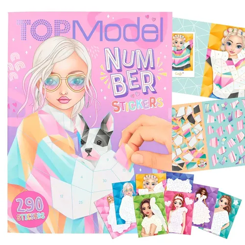 TOPModel Number Sticker Fantasy