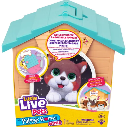 Little Live Pets Spielset mit Plüschwelpe