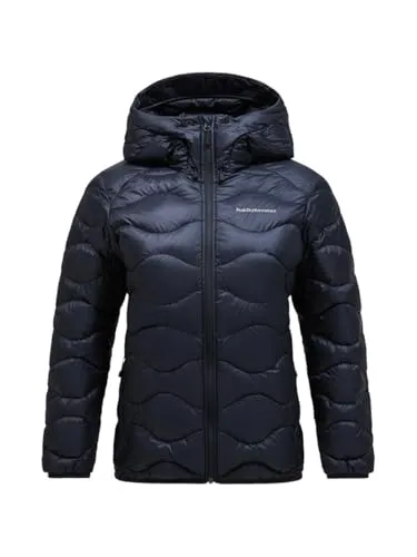 Peak Performance Helium Down Hood Damen Outdoorjacke - Schwarz - S - Funktionsjacke mit hochwertiger Daunenfüllung, ideal für kalte Wetterbedingungen und Outdoor-Aktivitäten.