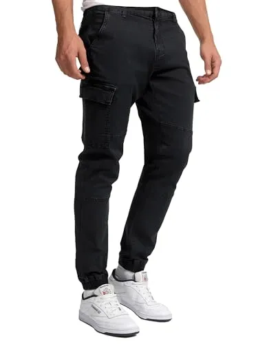 Indicode Cargohose August mit 6 Taschen - Wanderhosen mit 6 praktischen Taschen, ideal für Outdoor-Aktivitäten und lässige Looks, kombiniert Stil und Funktionalität.