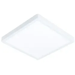 EGLO LED Deckenleuchte Fueva 5 – Moderne Aufbauleuchte in Weiß - Lampen – Zeitloses Design mit abgerundeten Ecken, ideal für jeden Raum. Einfache Montage und warmweißes Licht (20 Watt, 2300 Lumen) für gemütliche Atmosphäre.