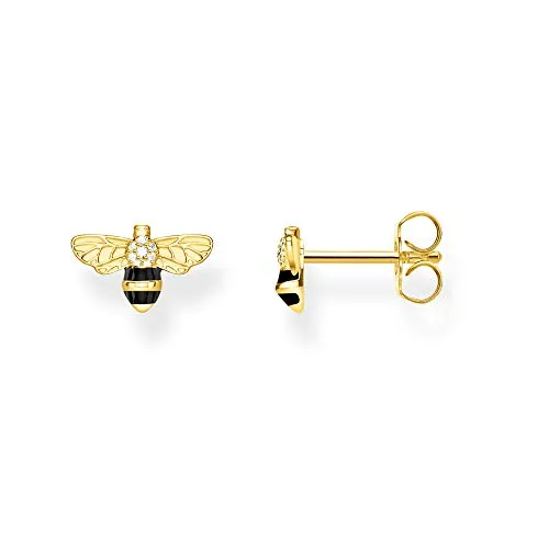 Thomas Sabo Damen Ohrringe Ohrstecker Biene Gelbgold in gold von THOMAS SABO