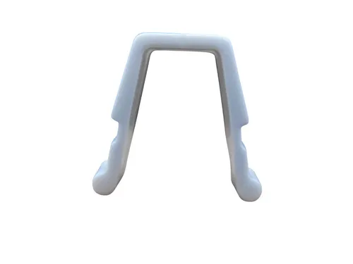 rewagi® 54 Stück Endfeststeller – Stopper Weiß – 10x12 mm – Für Gardinenschienen