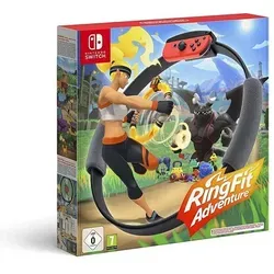 Ring Fit Adventure - Nintendo Switch, bewegungsgesteuertes Fitness-Abenteuerspiel mit individuellem Übungsintensitäts-Management