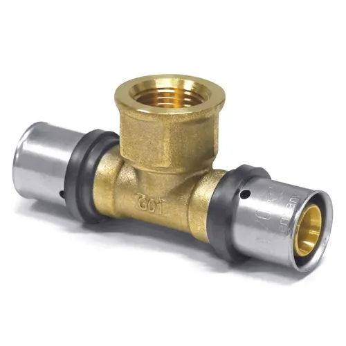 T Stück Pressfitting 3/4 Zoll Innengewinde 20mm Verbinder