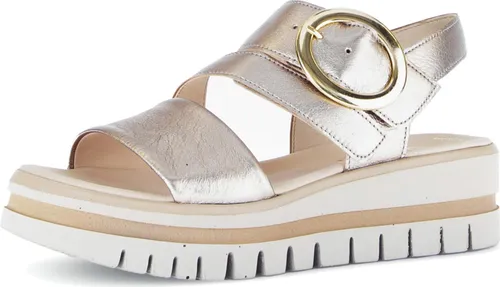 Gabor Plateau Sandaletten Damen 31393931333537 Gold 38 EU in gold von Gabor