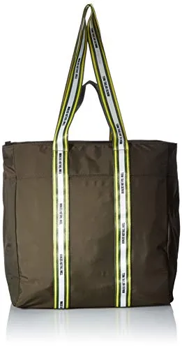TOM TAILOR Denim Damen Alexia Shopper, Mixed Khaki - Damen-Shopper mit stilvollem Design und praktischem Reißverschluss, ideal für den Alltag und vielseitig kombinierbar.